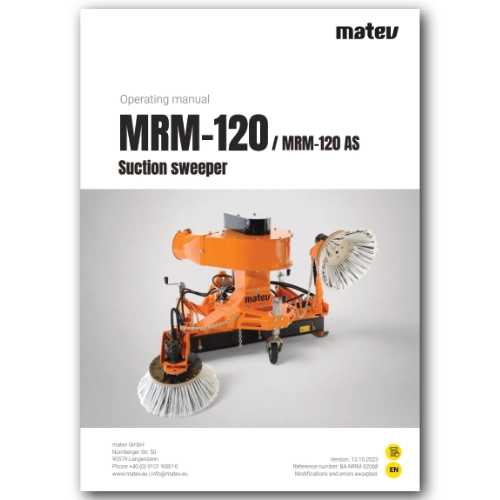 Instruction Manual for Matev AS Vacuum sweeper